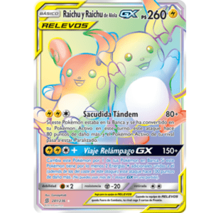 Raichu y Raichu de Alola-GX 241/236 español DAMAGE