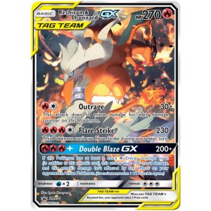 Reshiram & Charizard GX #SM201  INGLÉS