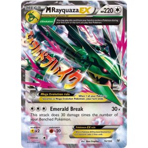 M Rayquaza EX 76 INGLÉS