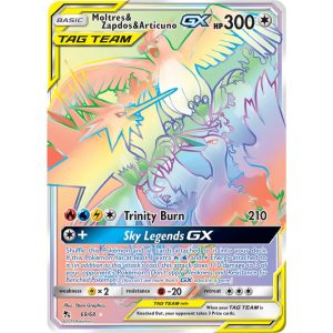 Moltres & Zapdos & Articuno GX  69/68 INGLÉS