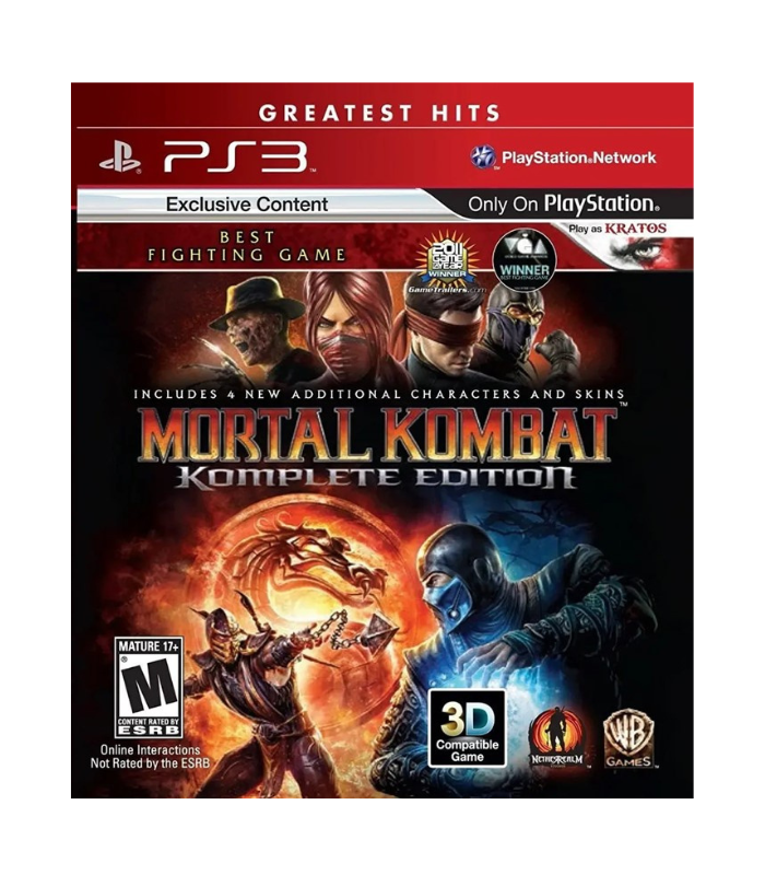 Mortal Kombat: Komplete Edition - Playstation 3/Usado