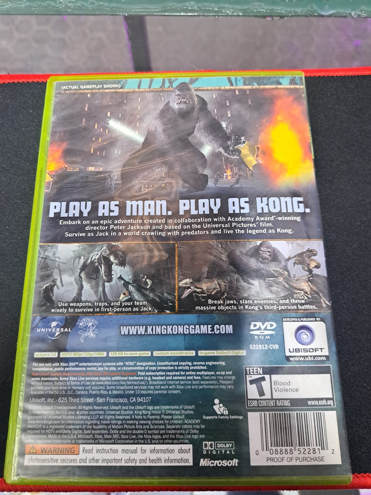 Peter Jackson's King Kong: El juego oficial de la película/Xbox 360/Usado - Imagen 4