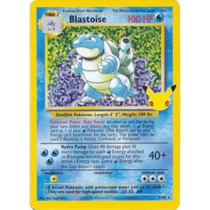 Blastoise 2/102 INGLÉS
