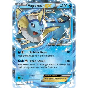 Vaporeon EX 24/83 INGLÉS LP
