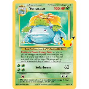 Venusaur - 15/102 INGLÉS